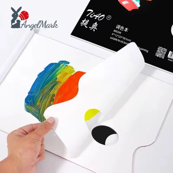 Disposable Tear-Off Palette Pad Paint Paper Palette 3